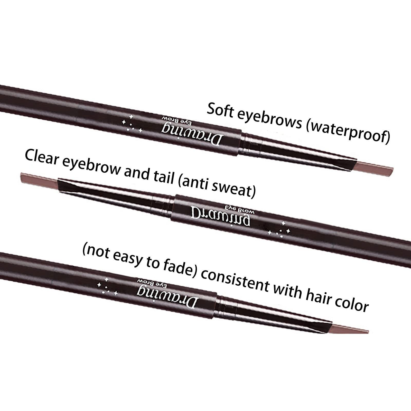 Олівець для брів Wasserdichtes Augenbrauen-Make-up з двома кінцями F Один розмір, фото №4