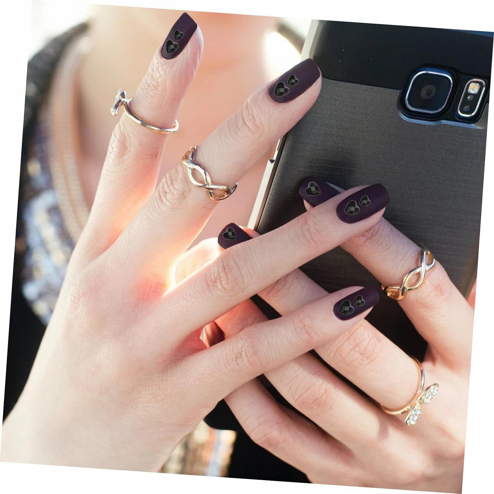 Стразы Тип FRCOLOR Плоские для ногтей, 2 набора, Камни для маникюра с плоской задней частью, Подвеска для ногтей, Акриловый 3D Кристалл, фото №7