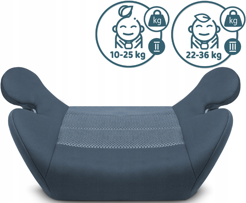 Автокресло бустер Ricokids BARIFLEX темно-серый Польша, фото №3