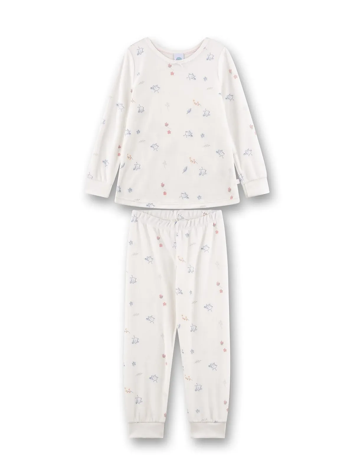 Піжама Sanetta для дівчаток з нікі, пташки, фото №1 Піжама Sanetta для дівчаток з нікі, пташки, фото №1