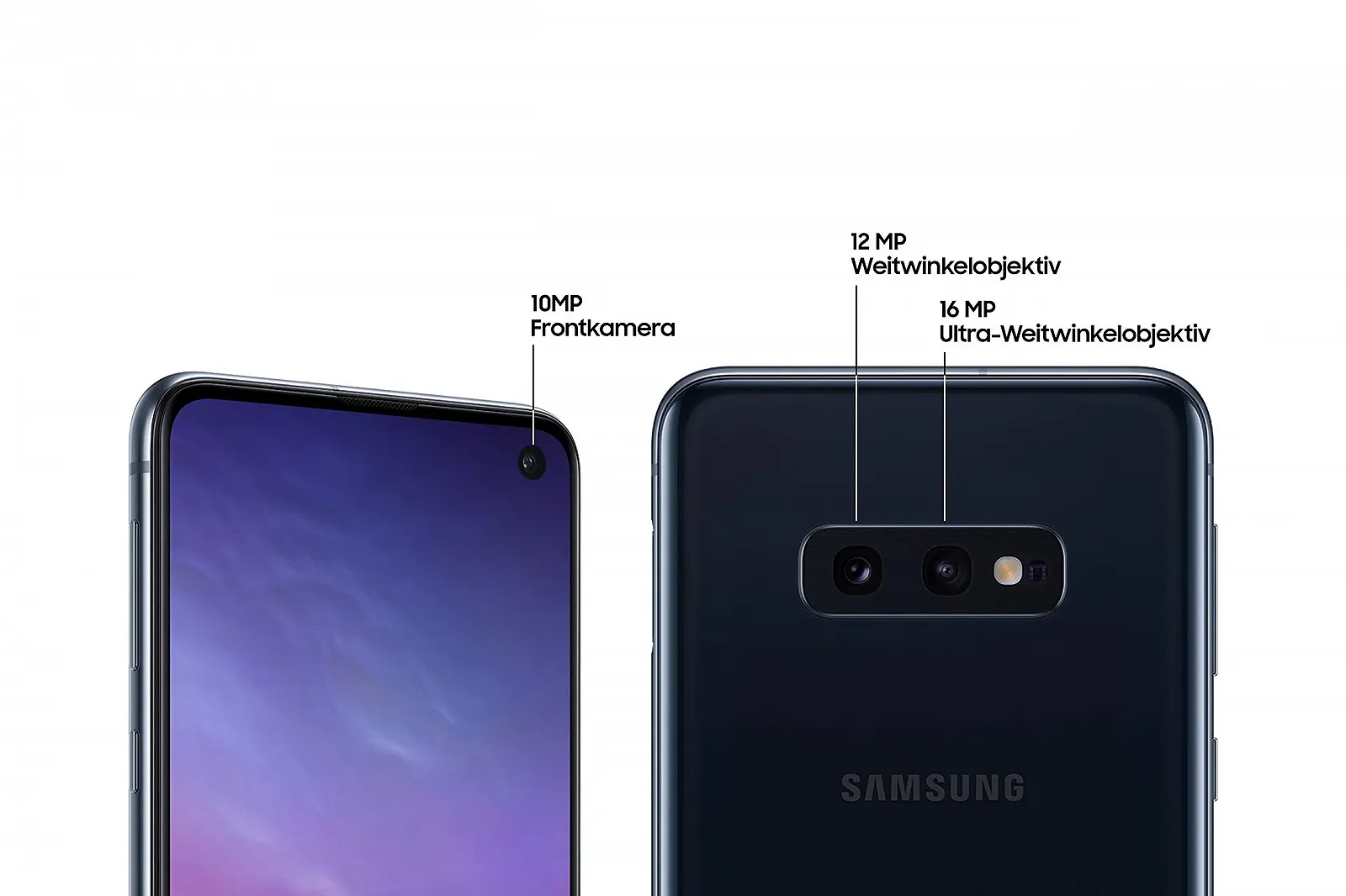 Смартфон Samsung Galaxy S10e 5.8" 128 ГБ 6 ГБ RAM Dual SIM Prism Black, фото №3