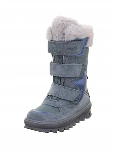 Чоботи Superfit Flavia для дівчинки, утеплені Gore-tex, сині 8010 - Фото 1