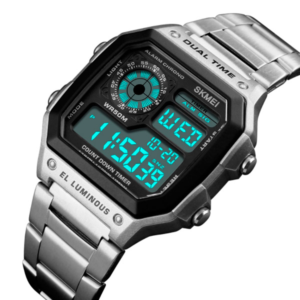 Годинник Skmei Ripple 1335S Срібний, фото №1