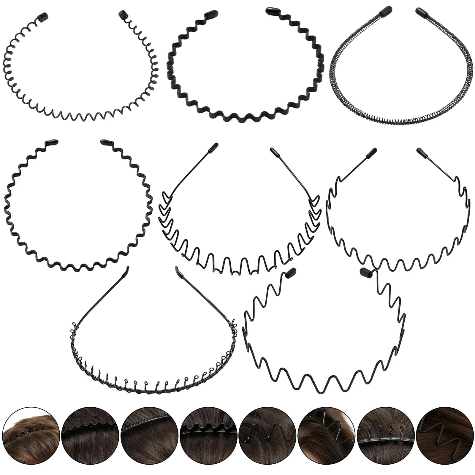 Обруч на голову Unisex Метал з зубцями, фото №1 Обруч на голову Unisex Метал з зубцями, фото №1