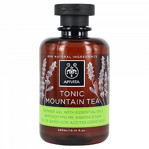 Гель для душу Apivita Tonic Mountain з ефірними оліями 300 мл - Фото 1