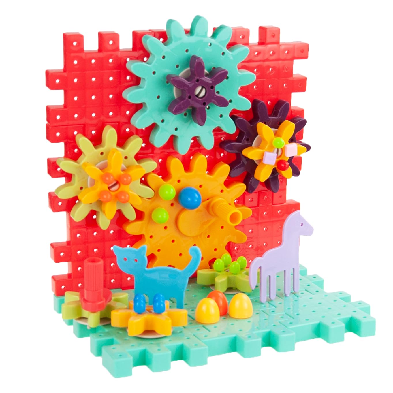 Конструктор Creative Building Blocks с шестеренками 268 элементов, фото №2