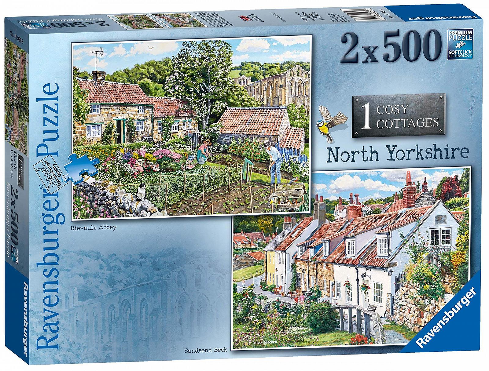 Пазл Ravensburger Cosy Cottages No.1 North Yorkshire 2x 500 элементов, фото №1
