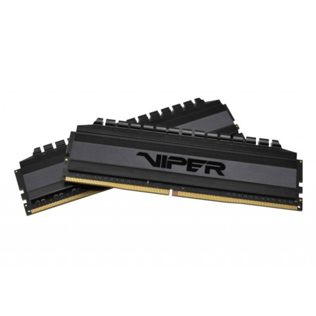 Оперативна пам'ять для ПК DDR4 16GB 2x8GB 3600 MHz Viper Blackout Patriot PVB416G360C7K, фото №3