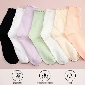 Носки с рюшами (3 пары) synthetic.ua - Фото 1