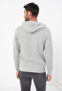 Світшот JACSIMON LW SWEAT HOOD 12194721-Light Grey Melange Jack&Jones Сірий L synthetic.ua - Фото 1