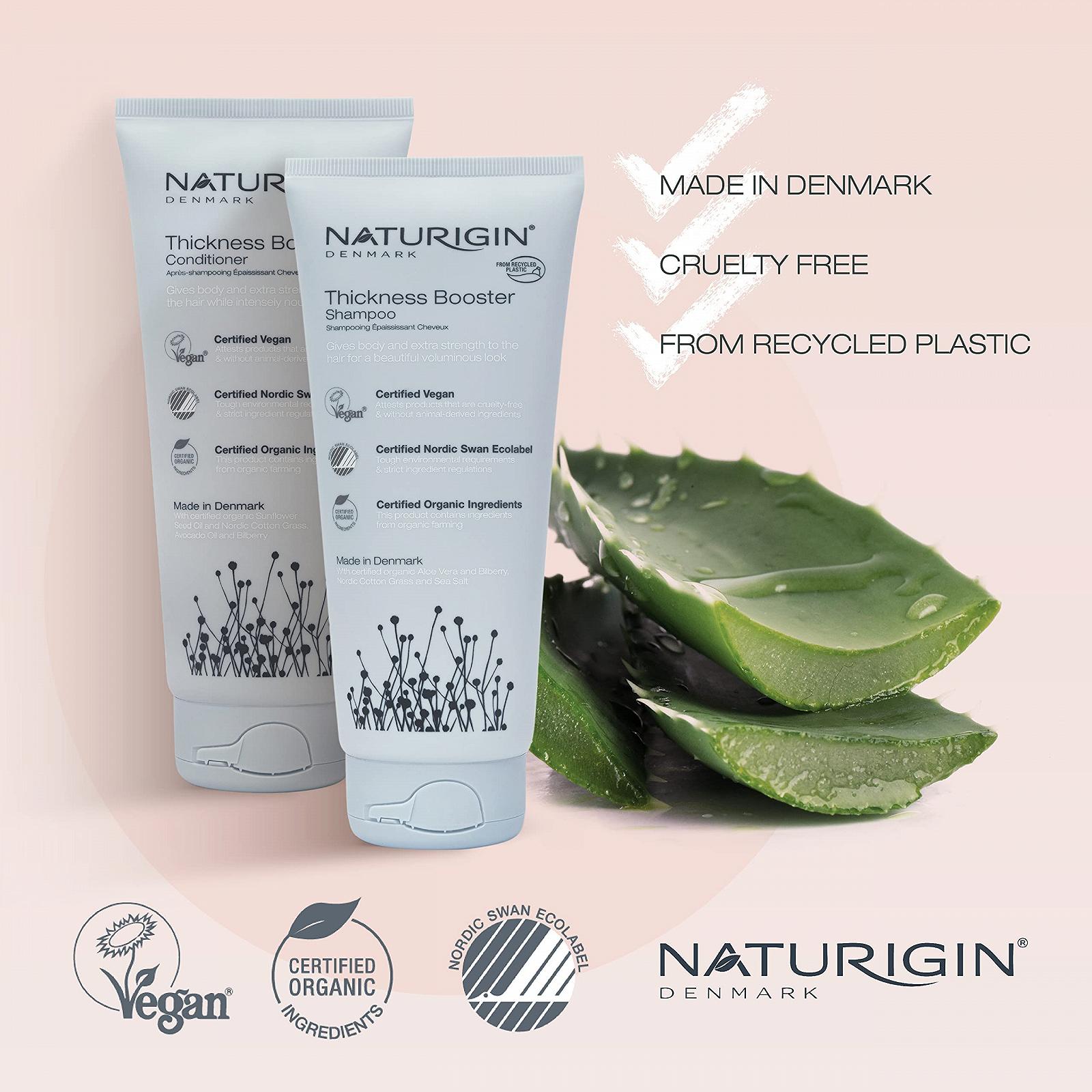 Шампунь NATURIGIN Vegan Thickness Booster Сухе Волосся SLS Без сульфатів, фото №3