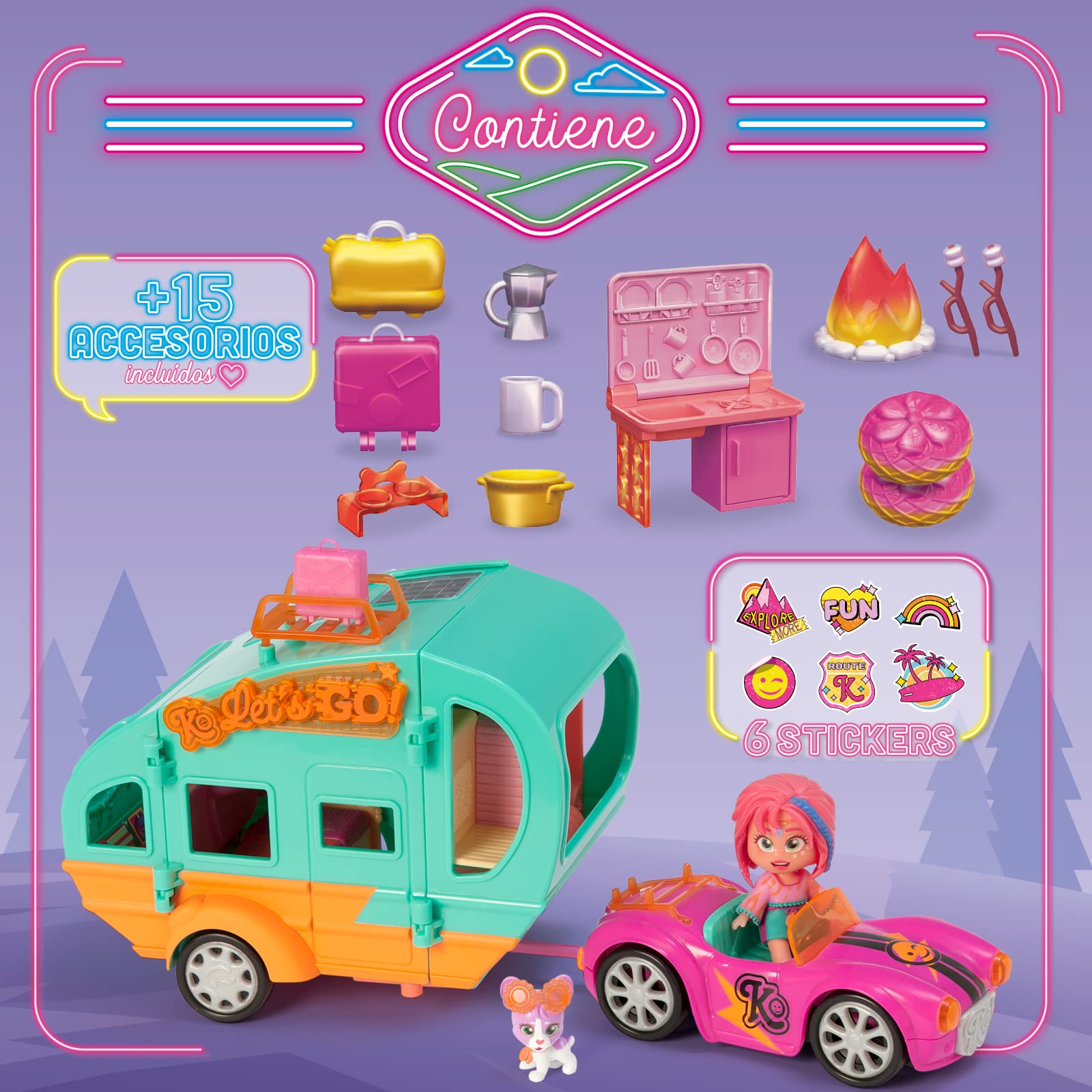 KOOKYLOOS Mia's Kooky Caravan Многоцветный, фото №3