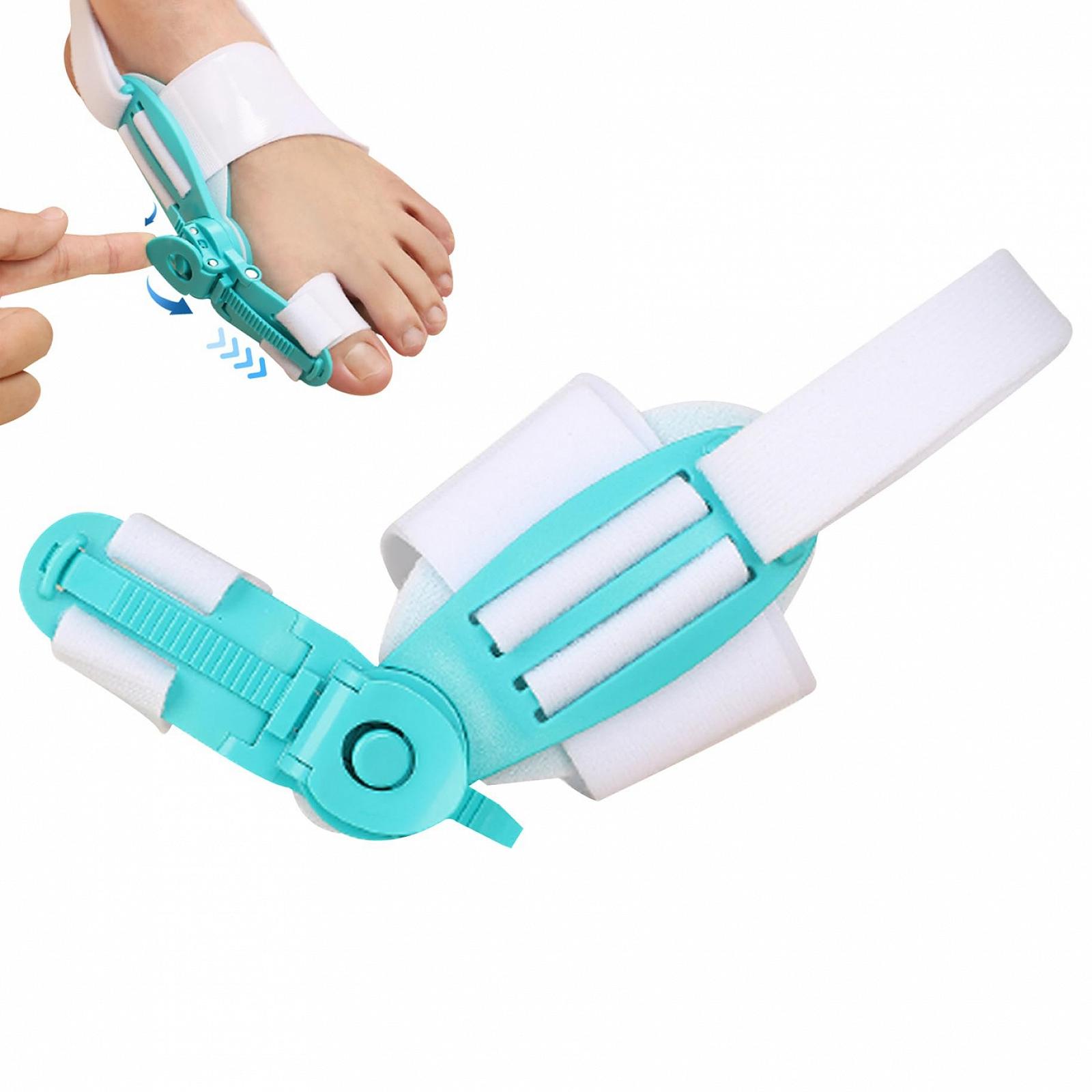 Коректор великого пальця стопи для виправлення вальгусної деформації, для жінок та чоловіків, регульований, фото №1