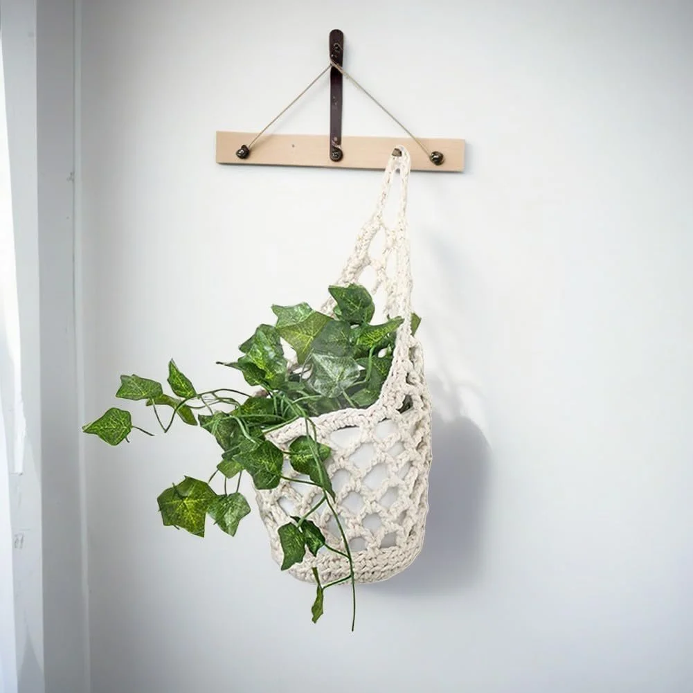 Підвісне кашпо CEWROM Macrame набір з 3 шт. декоративне бохо, фото №4 Підвісне кашпо CEWROM Macrame набір з 3 шт. декоративне бохо, фото №4