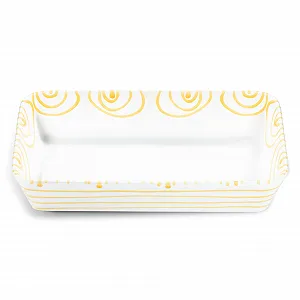 Форма для запікання GMUNDNER KERAMIK Flamed Yellow 29 см ручної роботи - Фото 1