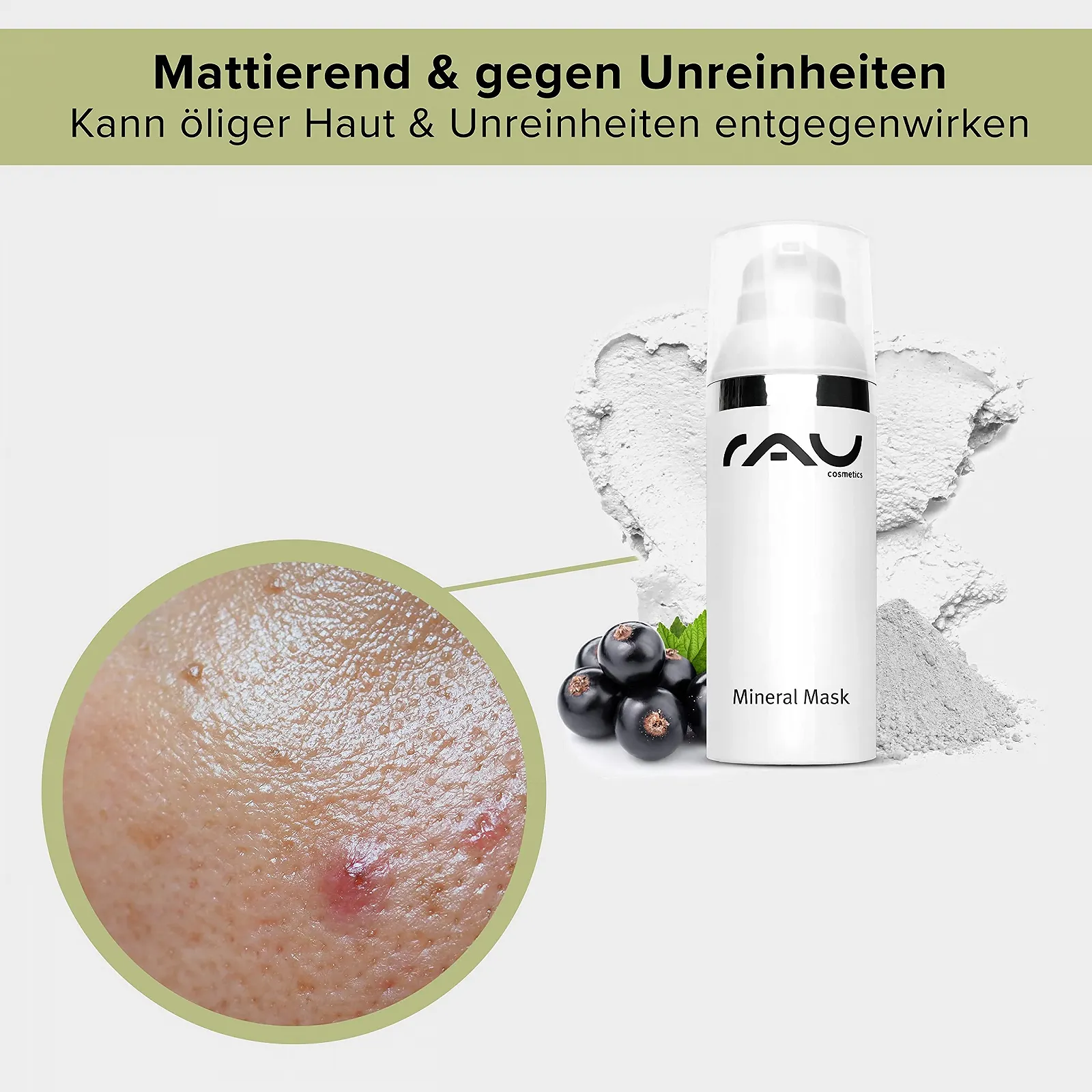 Маска RAU Mineral 50 мл - Специально для проблемной кожи, фото №2