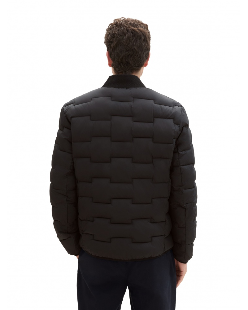 Куртка Tom Tailor QUILTED BOMBER JACKET Черный S, фото №2