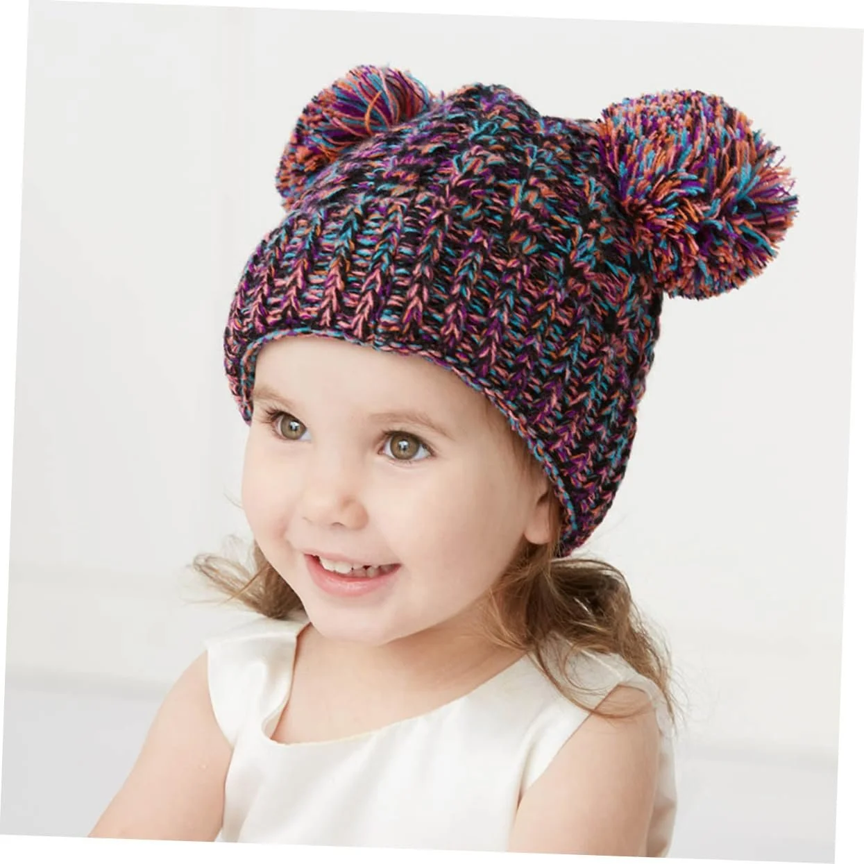 В'язана шапка VALICLUD для малюків з помпоном, фото №5