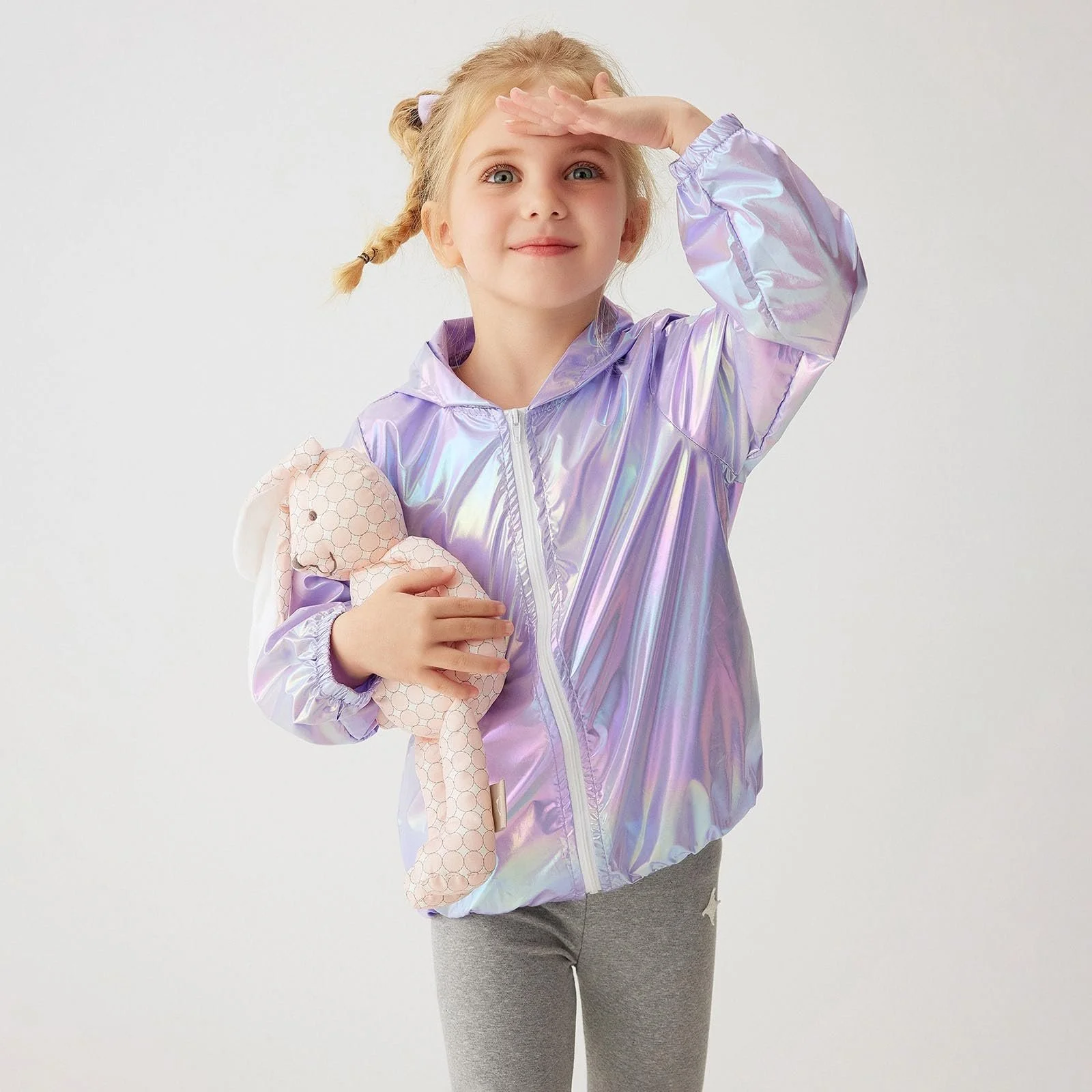 Куртка Дитяча для Дівчинки Толстовка з Капюшоном, фото №3