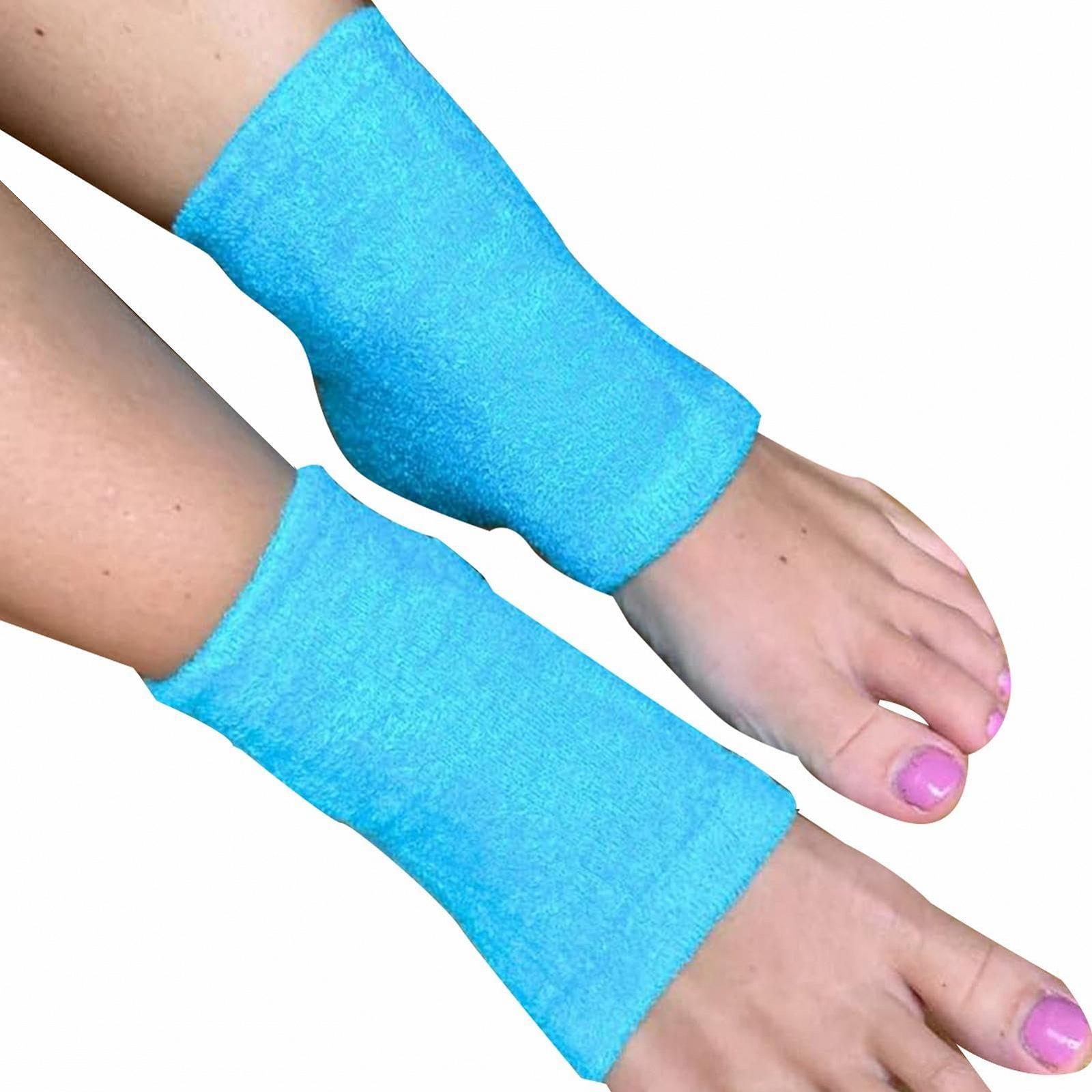 Шкарпетки для ніг від тріщин на п'ятах зволожувальні жіночі 2 шт., фото №9