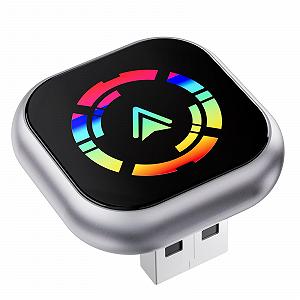 Беспроводной адаптер Carplay 2-в-1 Android Car и Carplay, обновление до беспроводного CarPlay с USB/Type-C, Plug & Play, совместимый с iOS10+ Android11+ и автомобилями с 2016 года - Фото 1