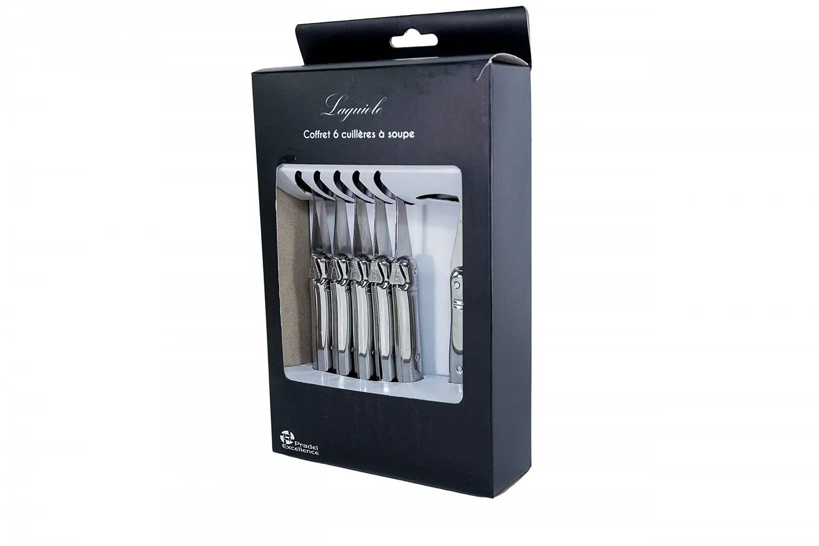Ложка для супу Pradel Excellence Les Argentes Collection з нержавіючої сталі, 6 шт, сталь 2Cr14, сірий, фото №5