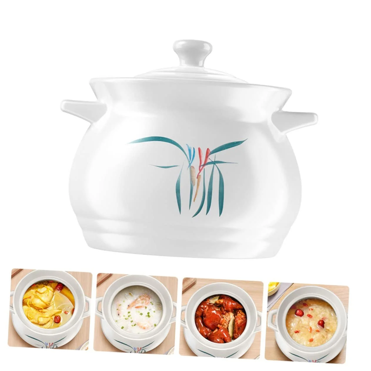 Кастрюля для супа GLEAVI керамическая жаростойкая, фото №9