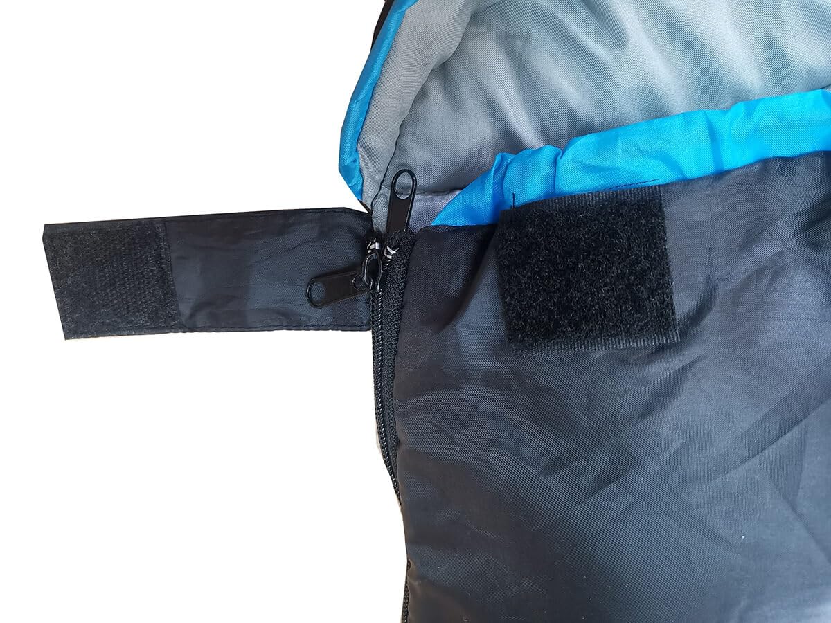 Спальный мешок Oventure Cosmic Mummy | 210 x 80 см | Комфортная температура 8°C - 10°C | С капюшоном | Лёгкий | С чехлом | Поднятый конец для ног | Водоотталкивающий | Для кемпинга и путешествий, фото №3