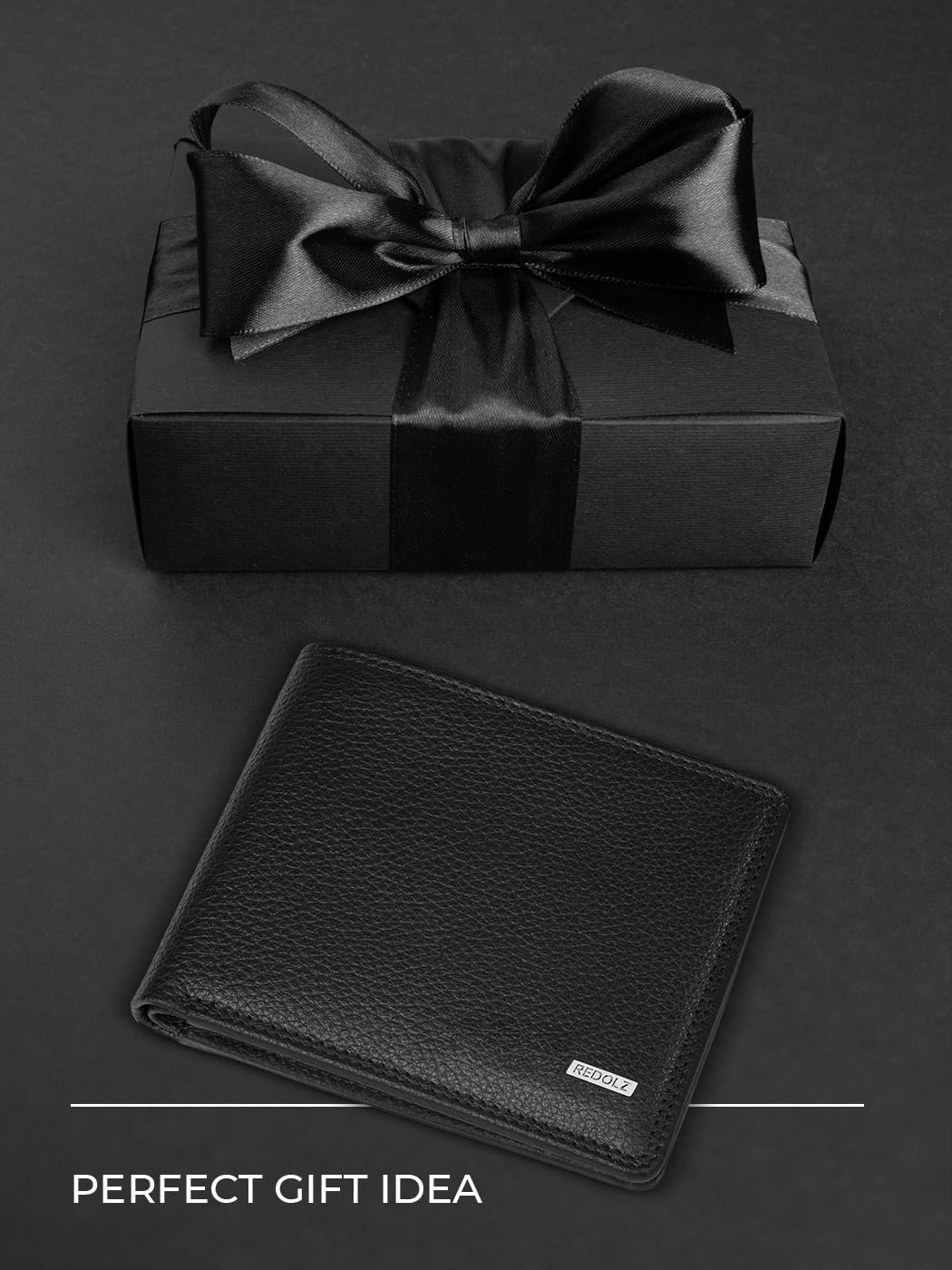 Кошелек REDOLZ Leather Essentials Classic, черный, фото №6