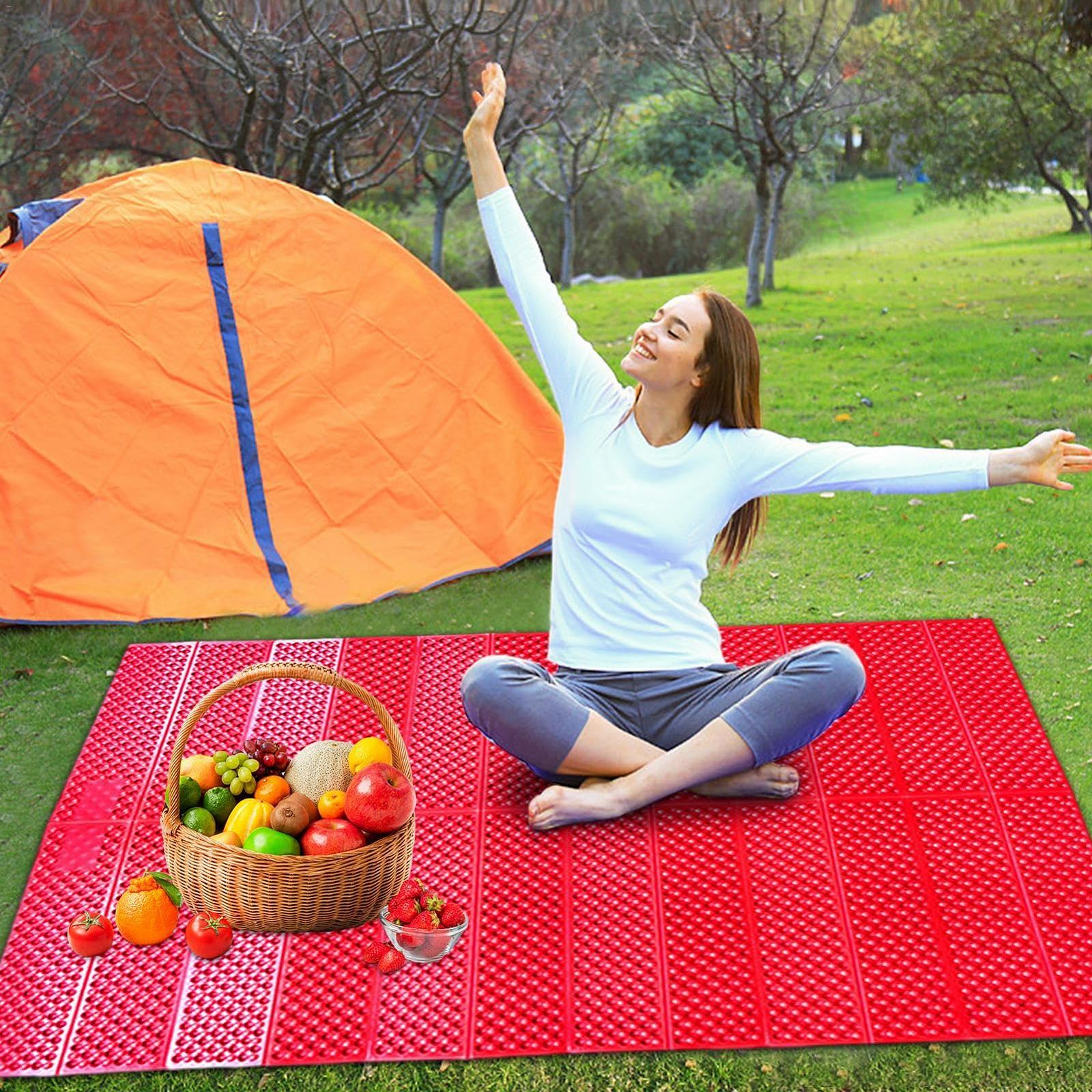 Коврик Camping Pad Закрытая ячеистая пена Водостойкий Изолированный Коврик для пола палатки Защита от солнца, фото №3