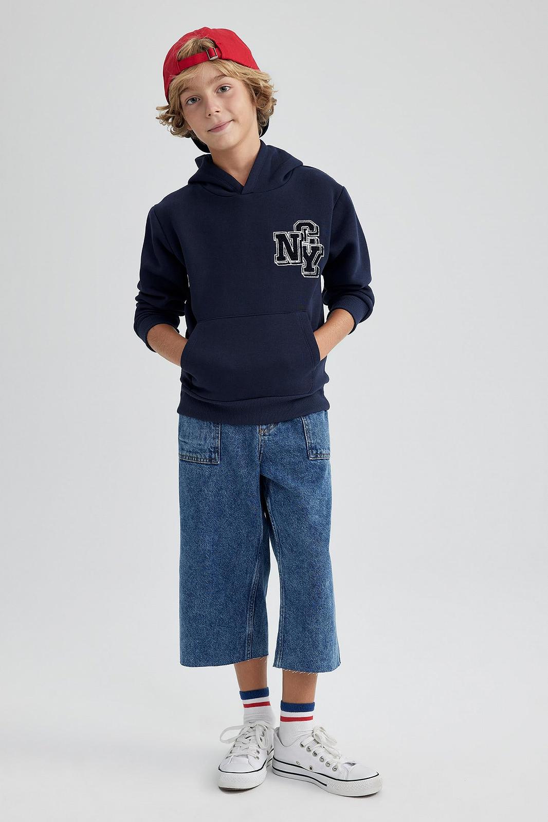 Худи DeFacto Regular Fit для мальчиков с капюшоном, фото №3