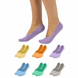 Носки Calzitaly Unisex Хлопок Невидимые для мужчин и женщин, Сделано в Италии - Фото 1