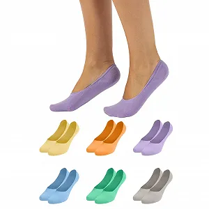 Носки Calzitaly Unisex Хлопок Невидимые для мужчин и женщин, Сделано в Италии - Фото 1