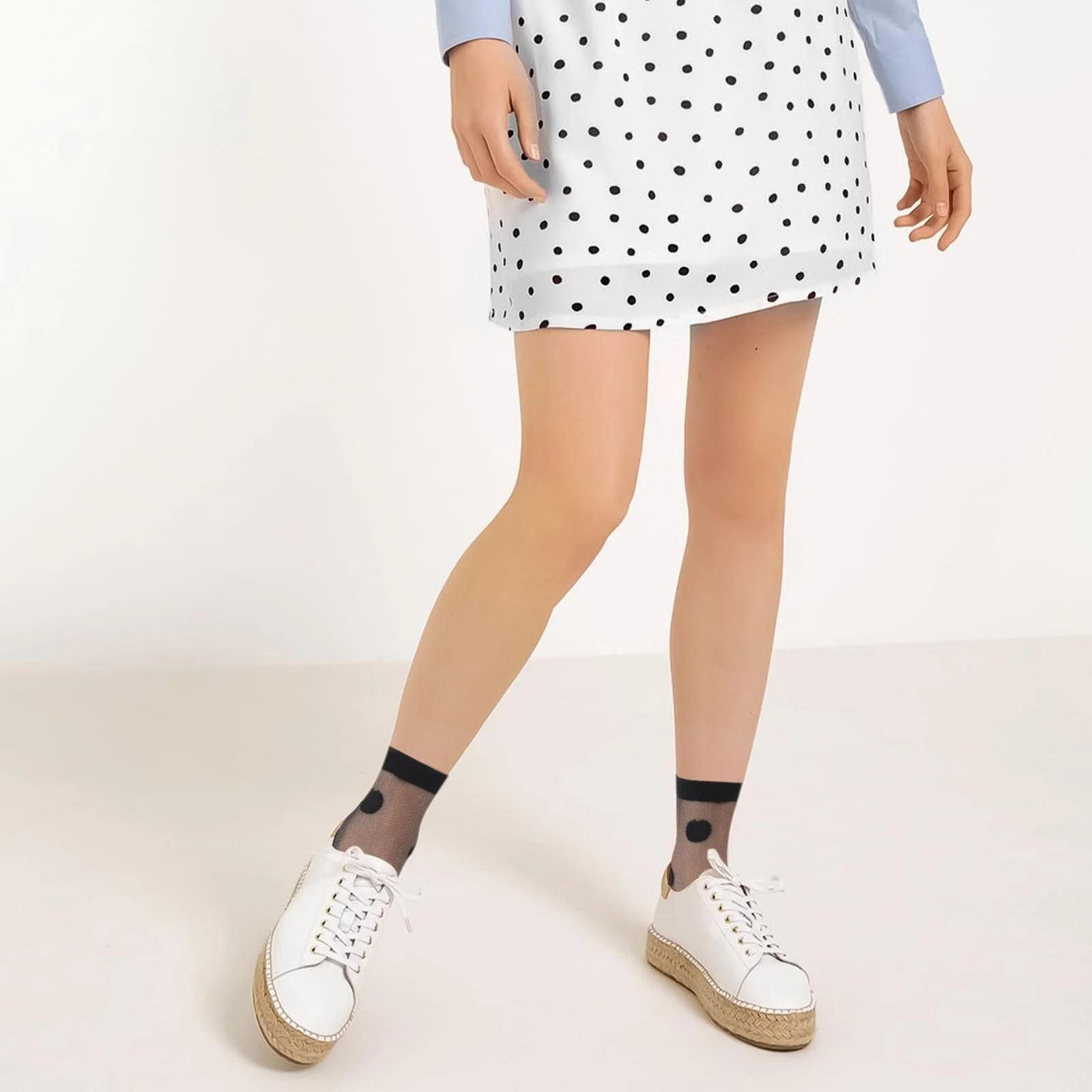 Шкарпетки Нейлонові Жіночі Чорний (3 пари), фото №5