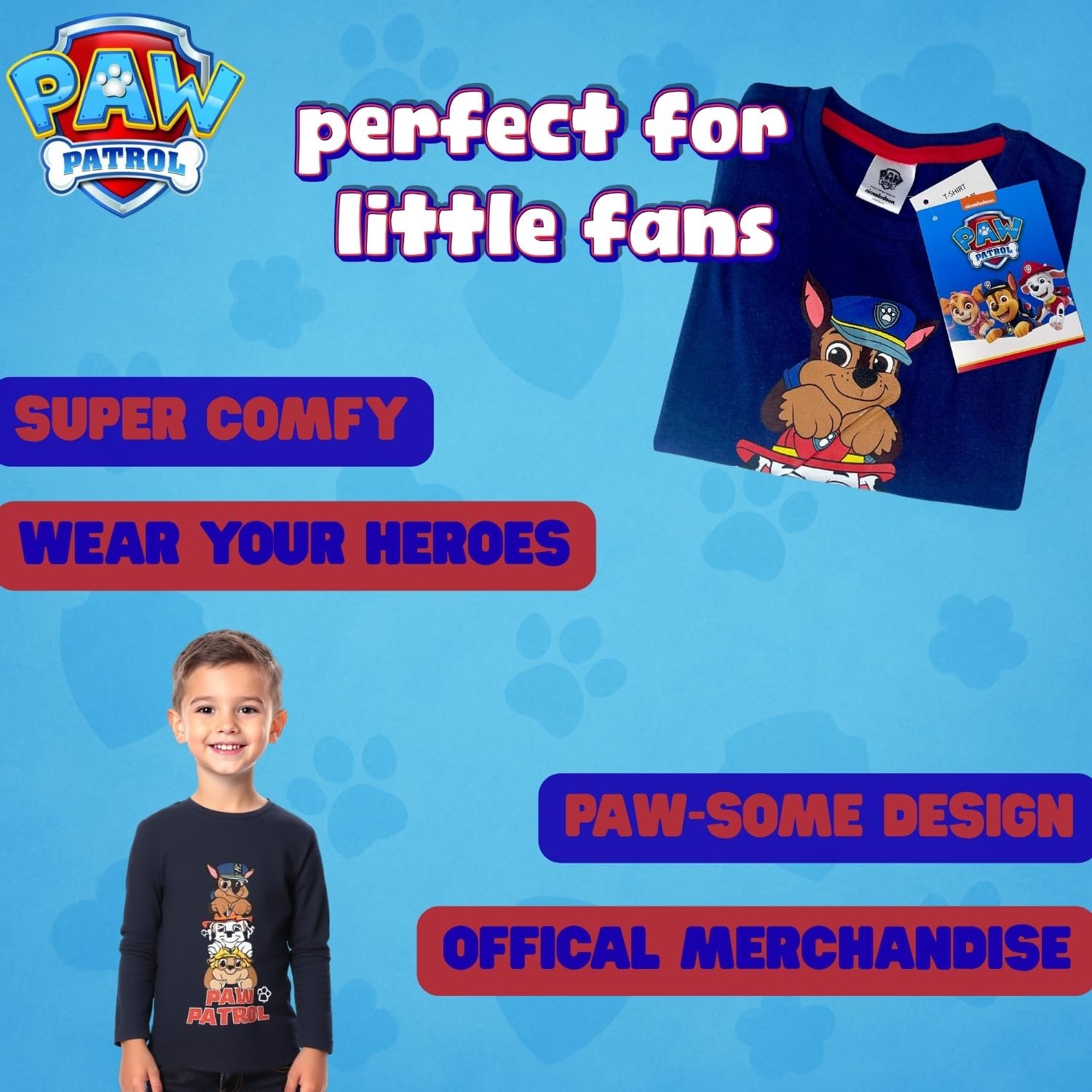 Свитшот PAW PATROL для мальчиков с длинными рукавами, Чейз, Маршалл, Рабл, собаки, фото №6