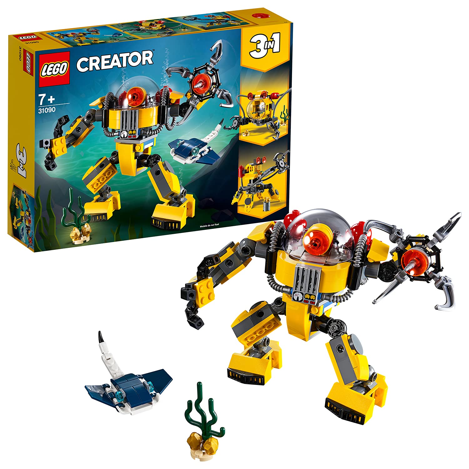 Конструктор LEGO Creator 31090 Подводный Робот, фото №1
