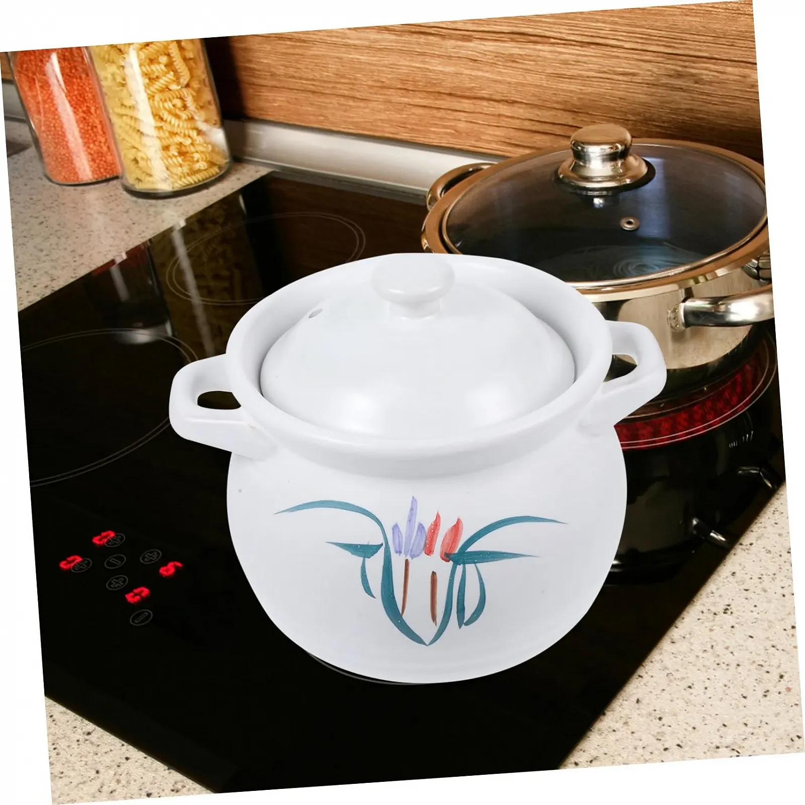 Кастрюля для супа керамическая термостойкая многофункциональная глиняная в ассортименте, фото №8 Кастрюля для супа керамическая термостойкая многофункциональная глиняная в ассортименте, фото №8