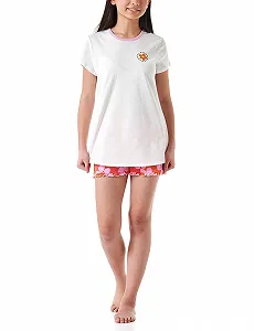 Комплект пижамы Schiesser для девочек, шорты, 100% органический хлопок, размер от 140 до 176 см - Фото 1