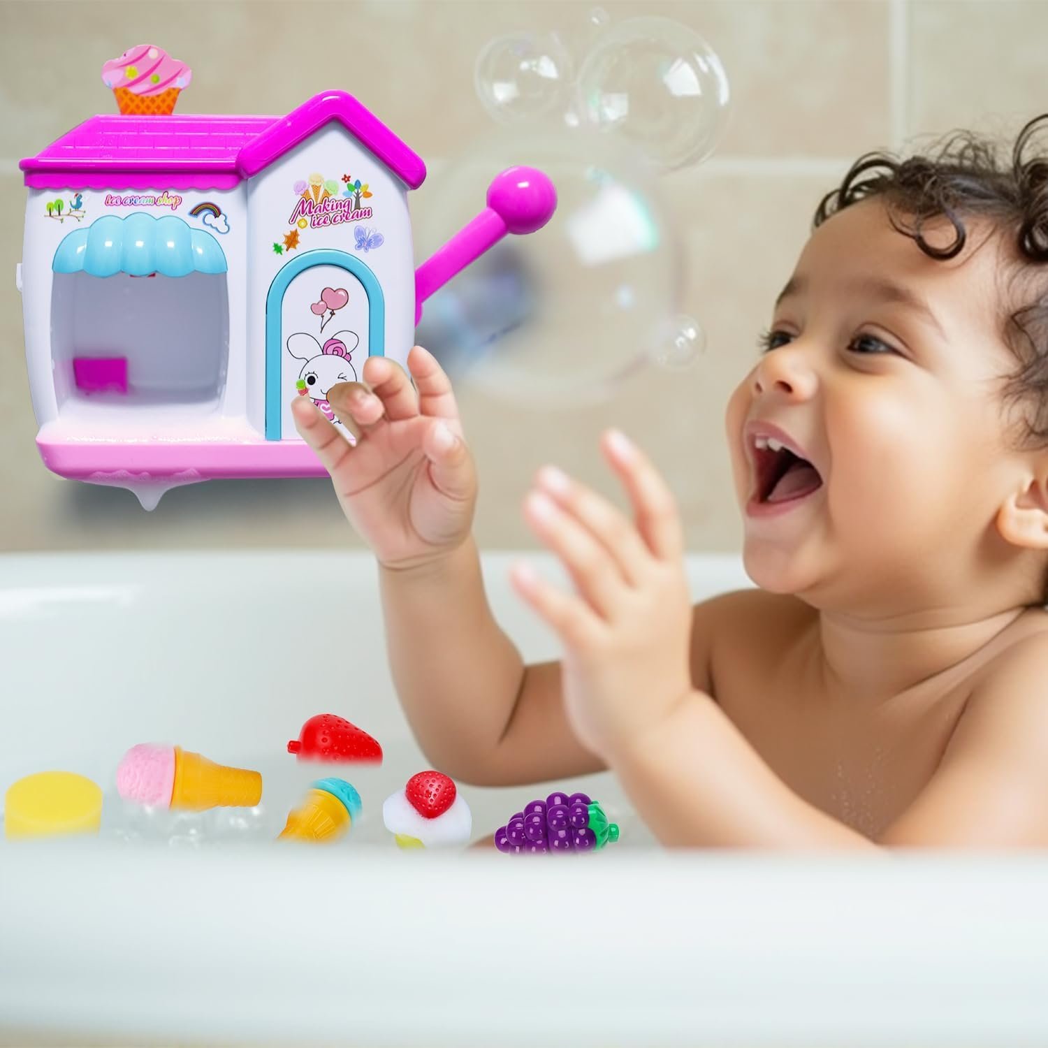 Іграшка для ванни Льодогенератор для малюків 1-5 років, фото №8
