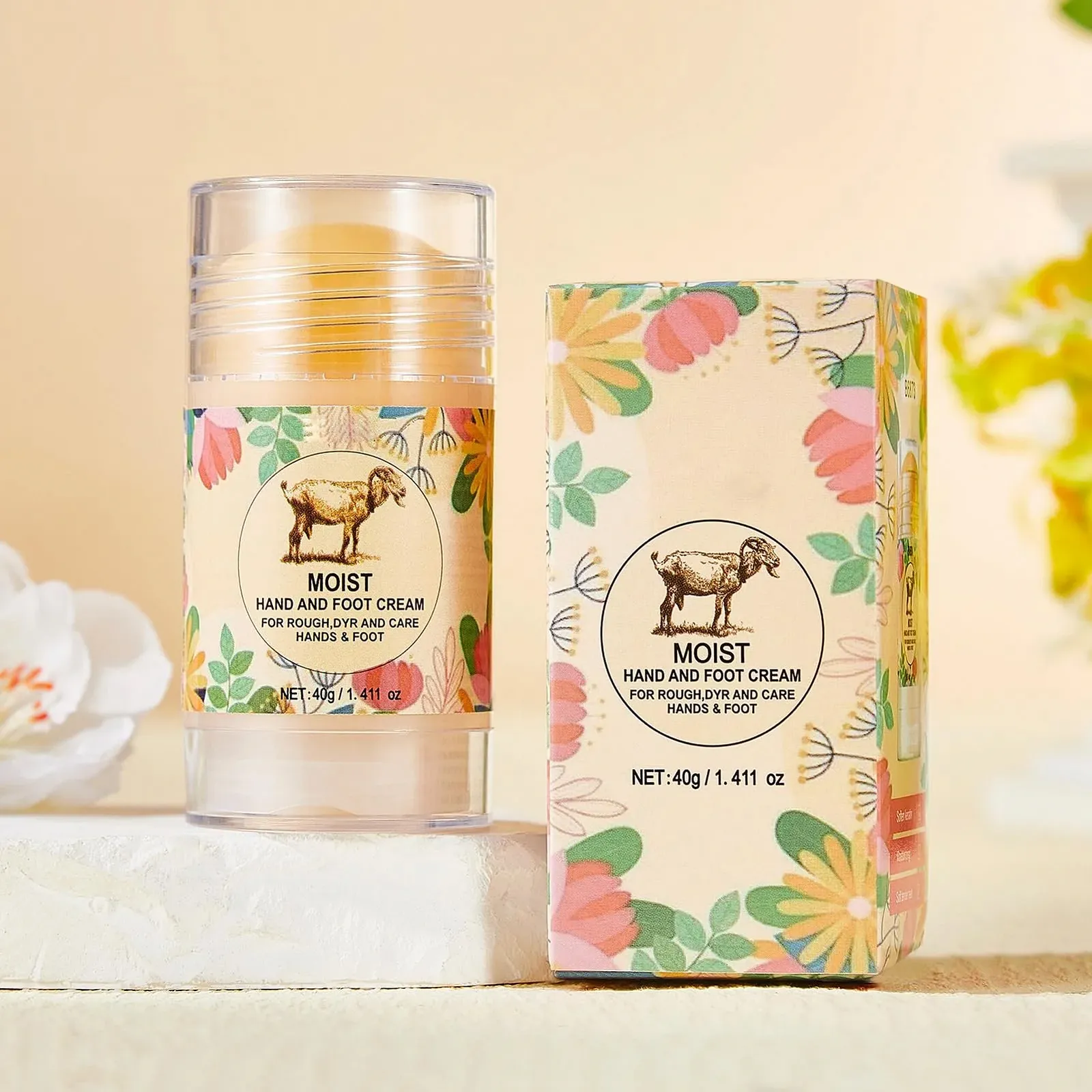 Восстанавливающий стик-крем для ног против трещин на пятках, фото №3