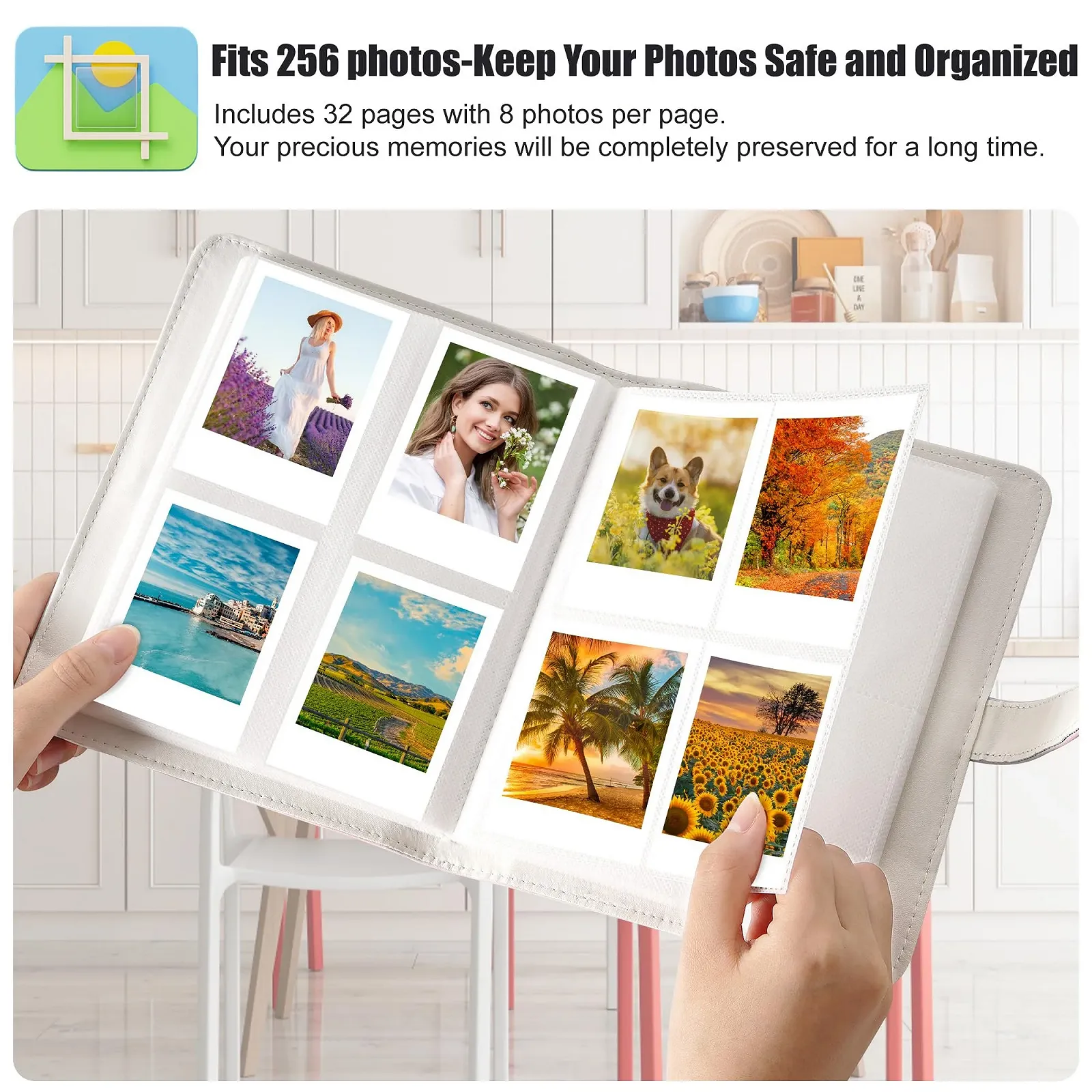 Фотоальбом для Polaroid, сумісний з Instax 3 Inch Film для Fujifilm Instax Mini, фото №3