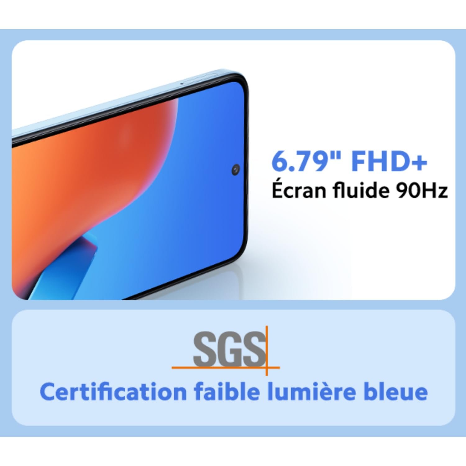 Смартфон XIAOMI Redmi 12 4GB/128GB 5G Sky Blue, фото №9 Смартфон XIAOMI Redmi 12 4GB/128GB 5G Sky Blue, фото №9