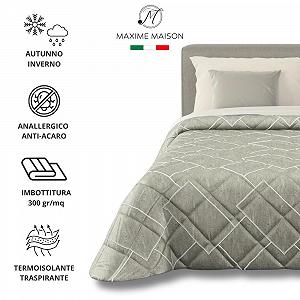 Покривало MAXIME MAISON Зимова 240 x 260 см Жакардовий Сатин synthetic.ua - Фото 1