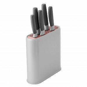 Универсальный набор Berghoff Tacoma 3950173 + 5 ножей, нержавеющая сталь, рукоятка Soft Touch, серый - Фото 1