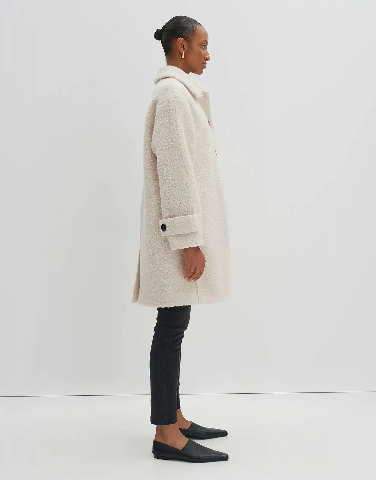 Пальто someday VILUNA Жіноче середньої довжини з штучного хутра, стандартний крій, фото №5