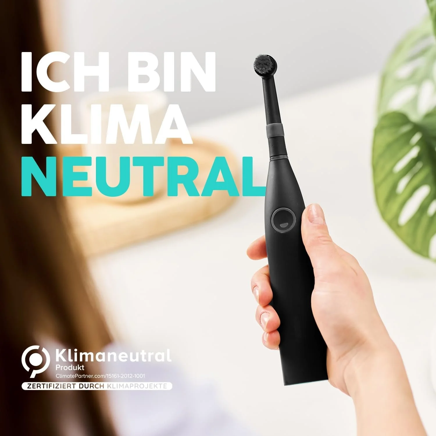 Электрическая зубная щетка happybrush Eco R2 3 сменные насадки и зубная паста Black, фото №5