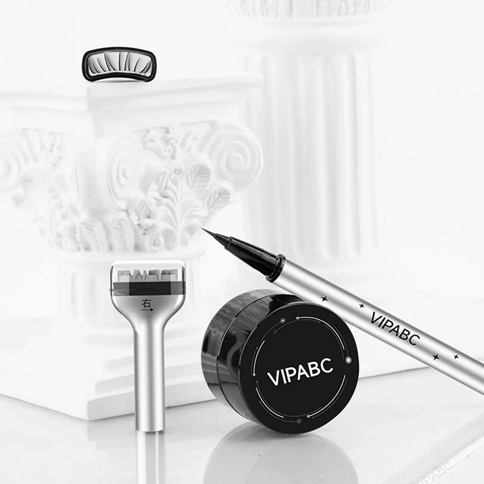 Нижній штамп для вій водостійка підводка очей, фото №4