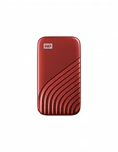 Портативний SSD-накопичувач Western Digital My Passport 1TB NVMe USB-C Red - Фото 1
