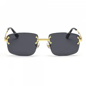 Безрамочные очки Kachawoo Квадратные Цветной градиент Винтажные Ретро - Фото 1