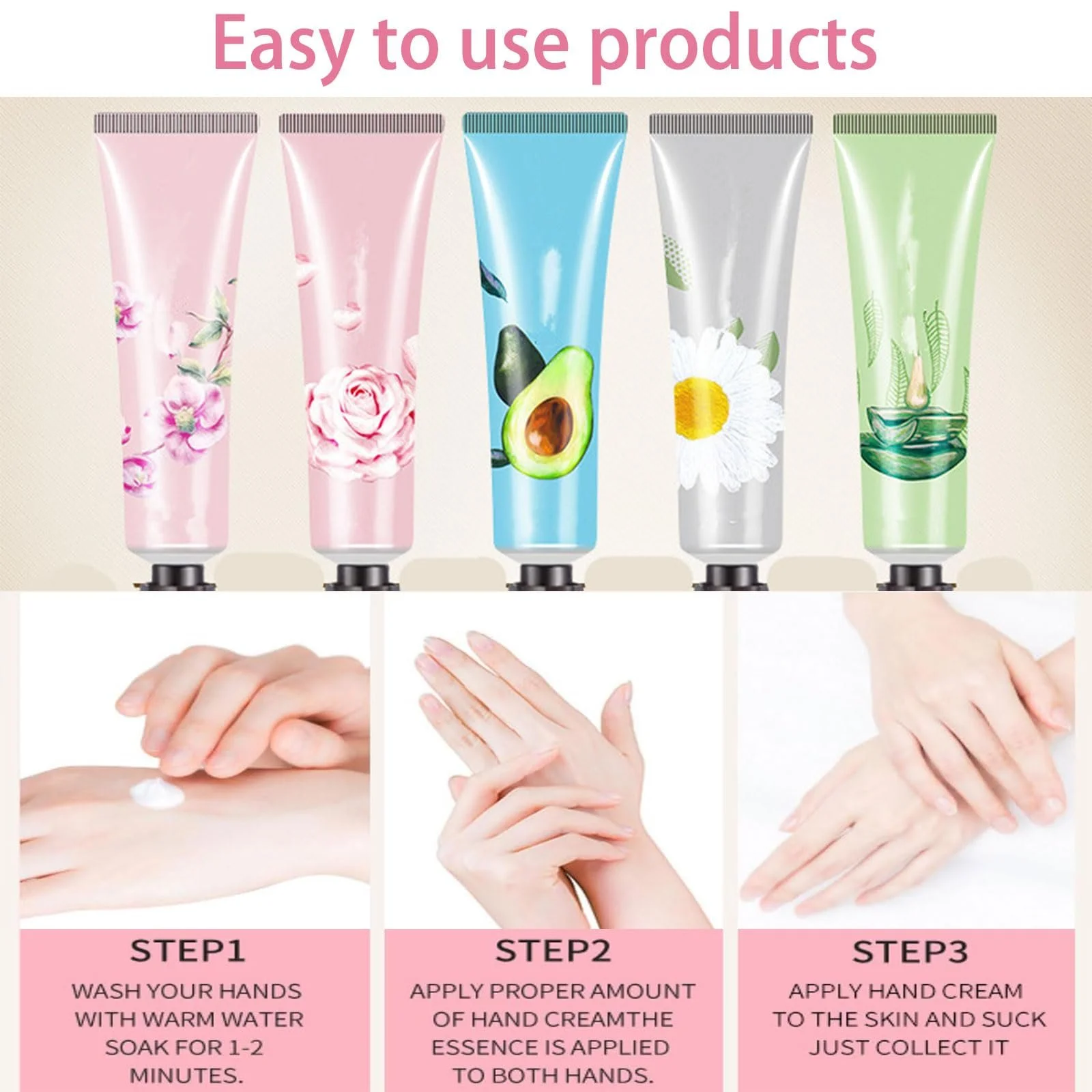 Крем для рук Набор Christmas, Крем для ухода за руками с растительными ароматами, Рождественский набор кремов для рук, Рождественские подарки с кремами для рук, Подарок на день рождения Рождественские подарки, Набор кремов для рук, 5 штук, фото №6